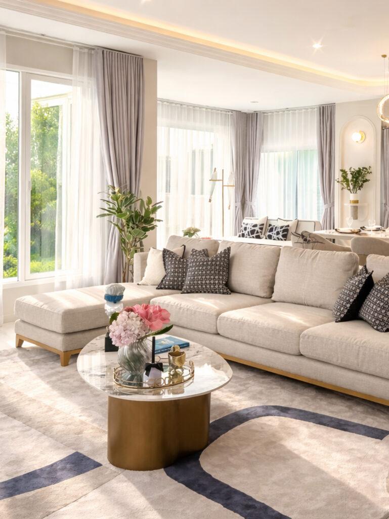 Luxury modern living room - Laddarom Phutthamonthon Sai 2 - Q10