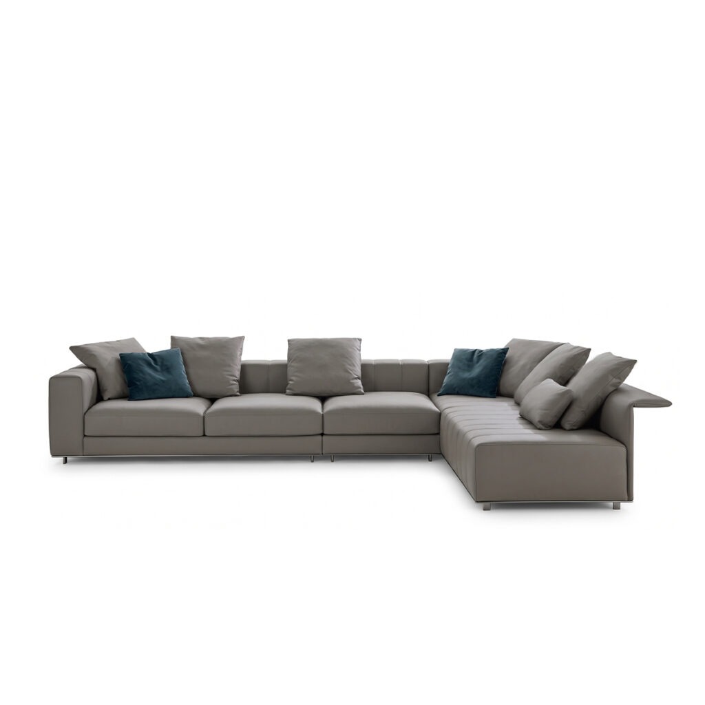 LeatherO-Sofa- R2206 SOFA L SHAPE