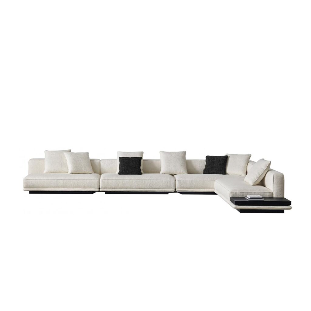 LeatherO-Sofa-2322 SOFA L SHAPE