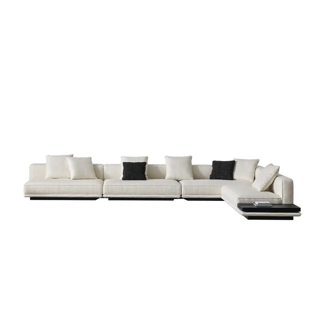 LeatherO-Sofa-2322 SOFA L SHAPE